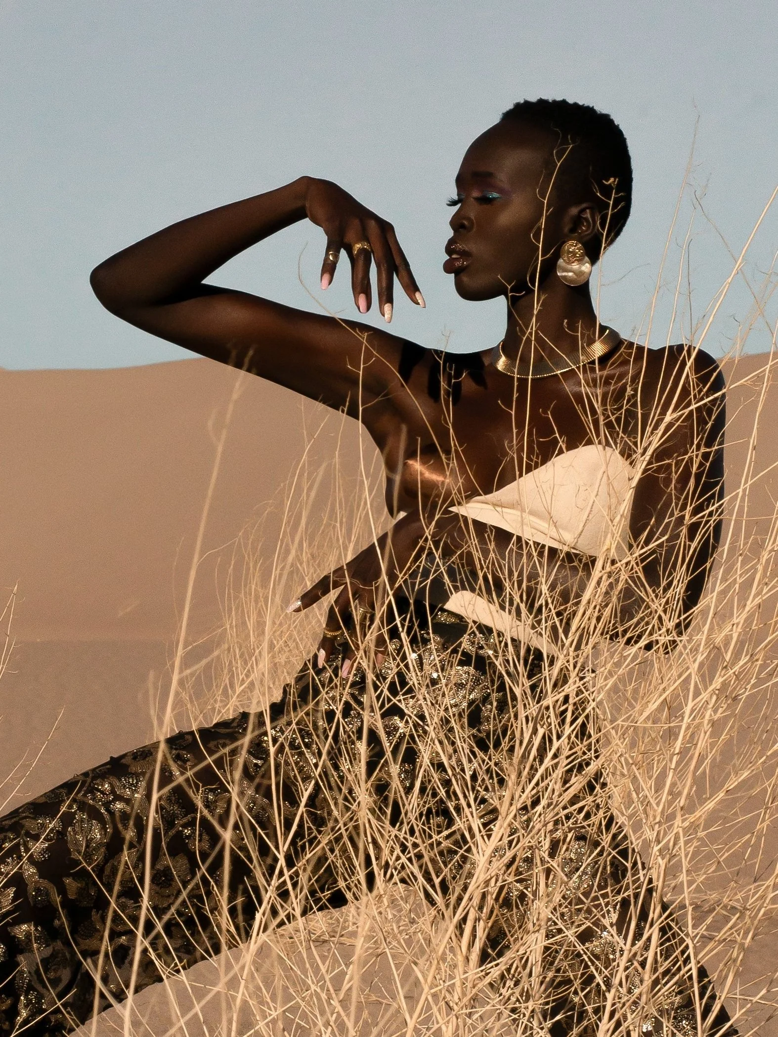 Chloé ライトブルー ケープジャケット Work — Chloéthed x Chloé